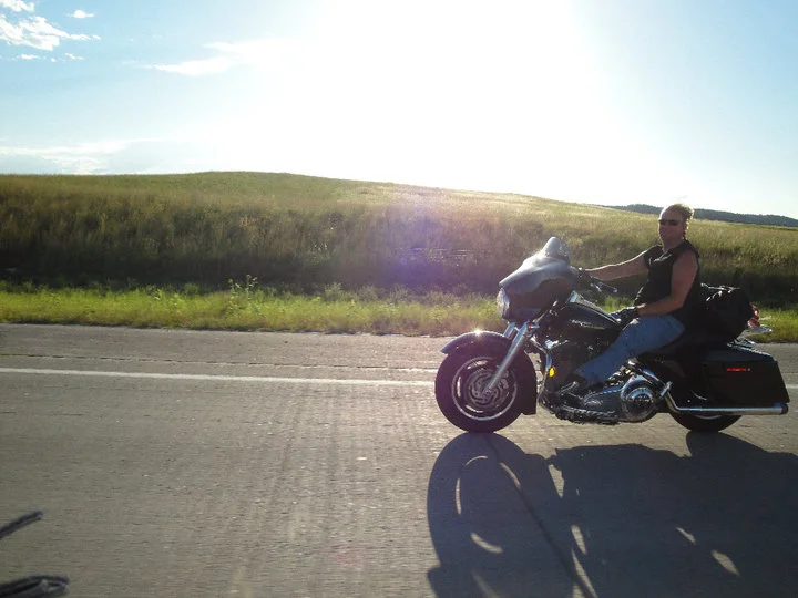 Wade riding to Sturgis 2012