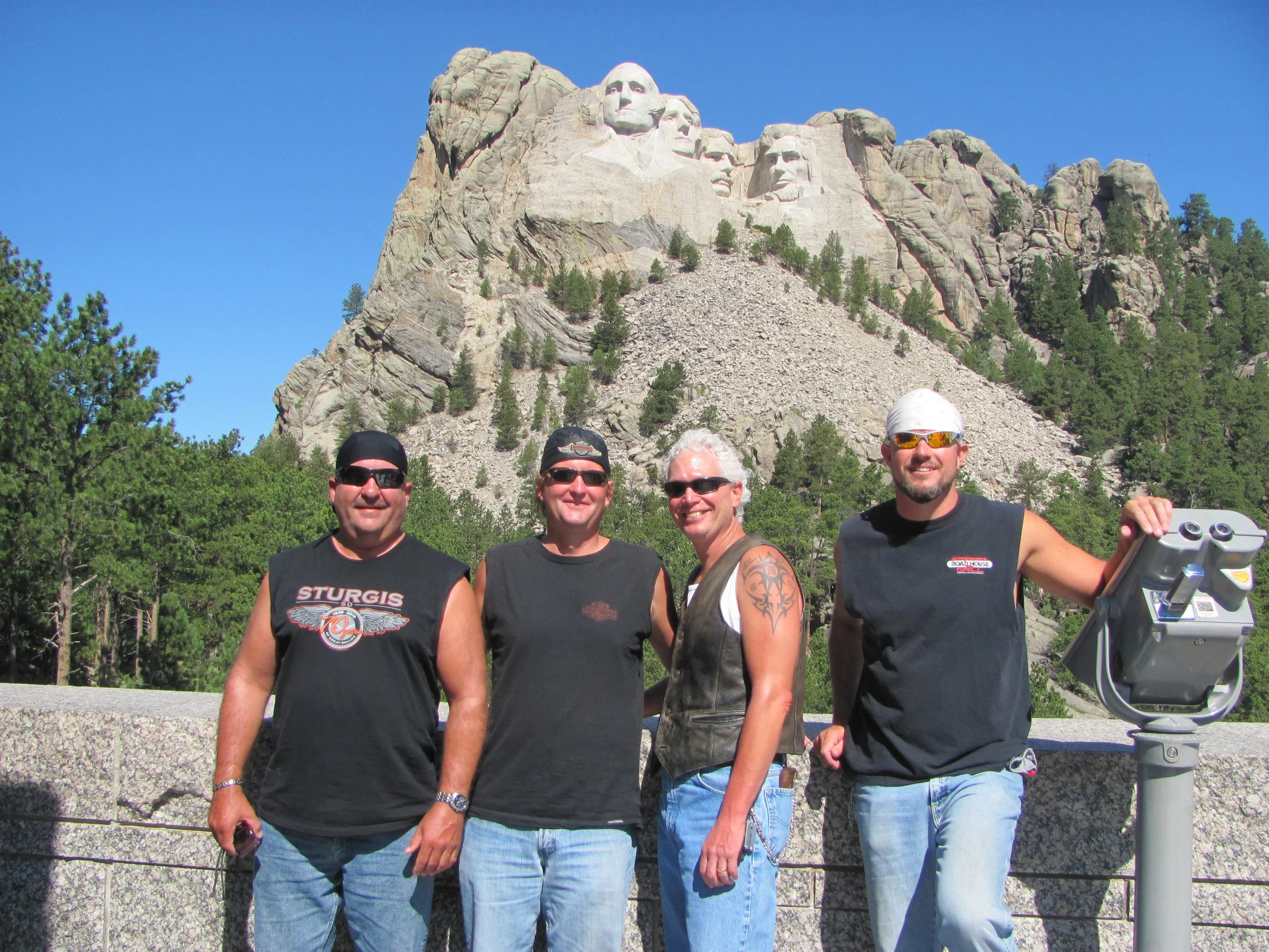 Riding to Mount Rushmore