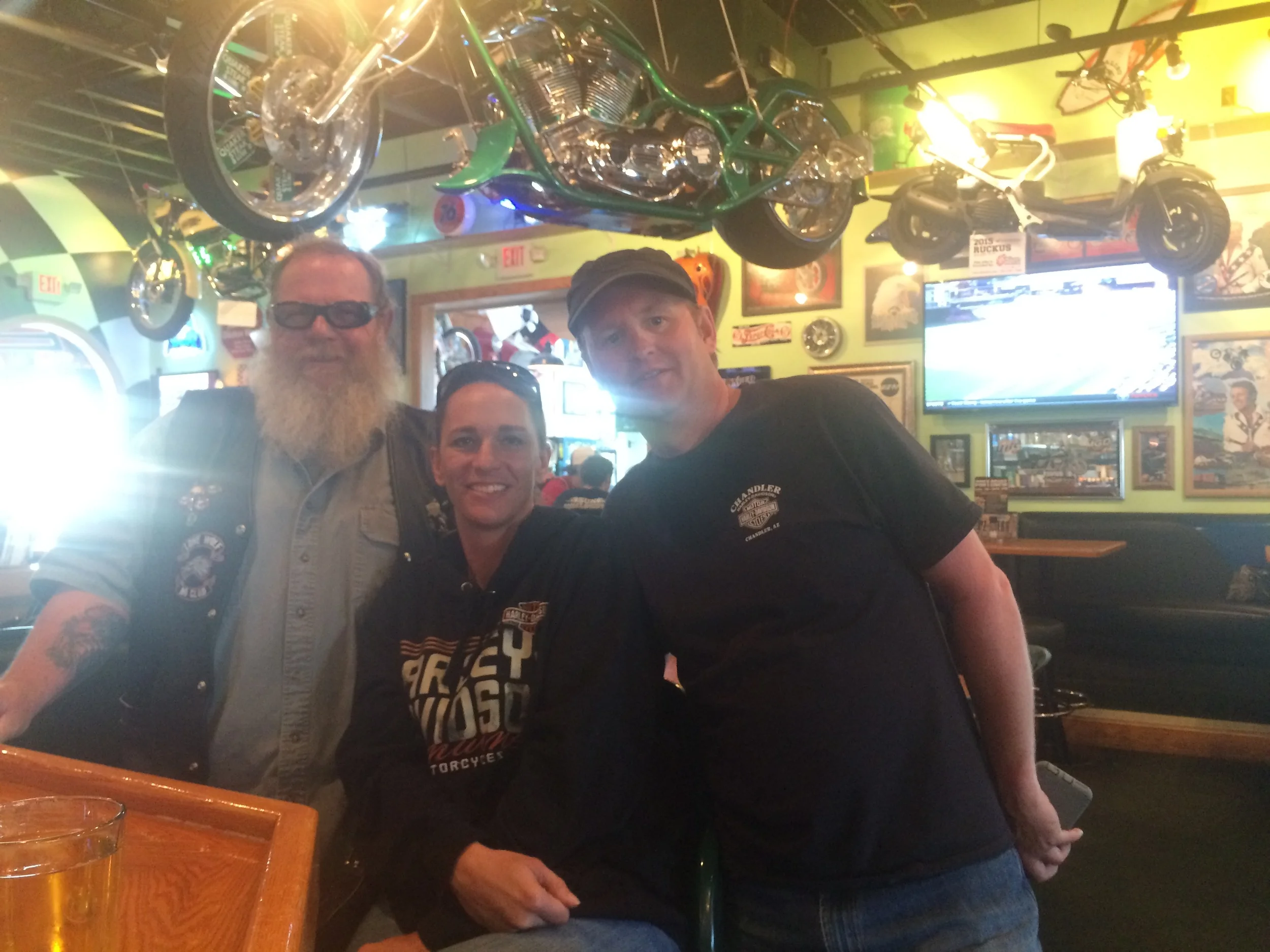 May 2015 Curtis Walton gives a free motorcycle insurance educational presentation at Quik and Lube