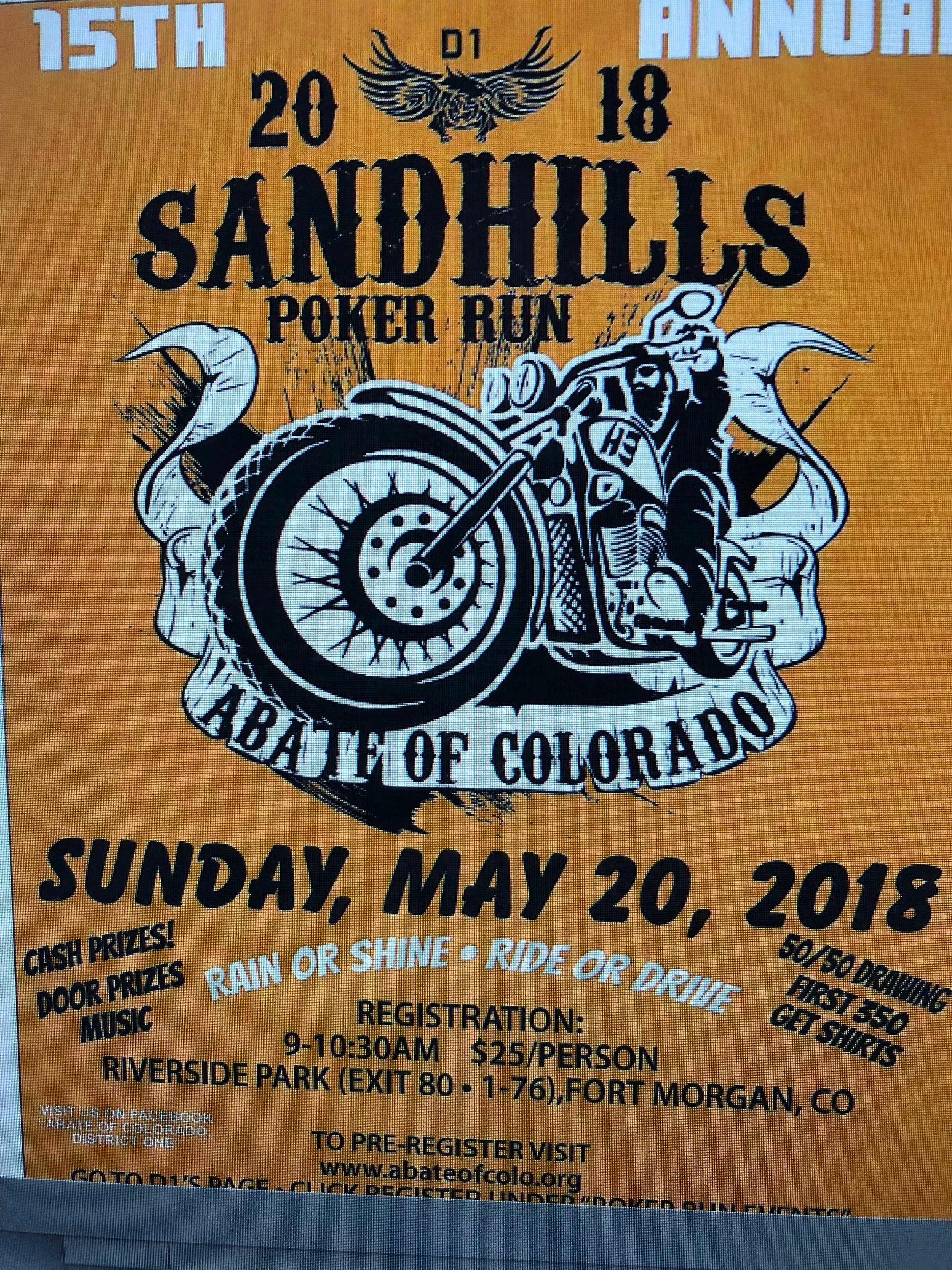 2018 Sandhills Poker Run - Abate Fort Morgan