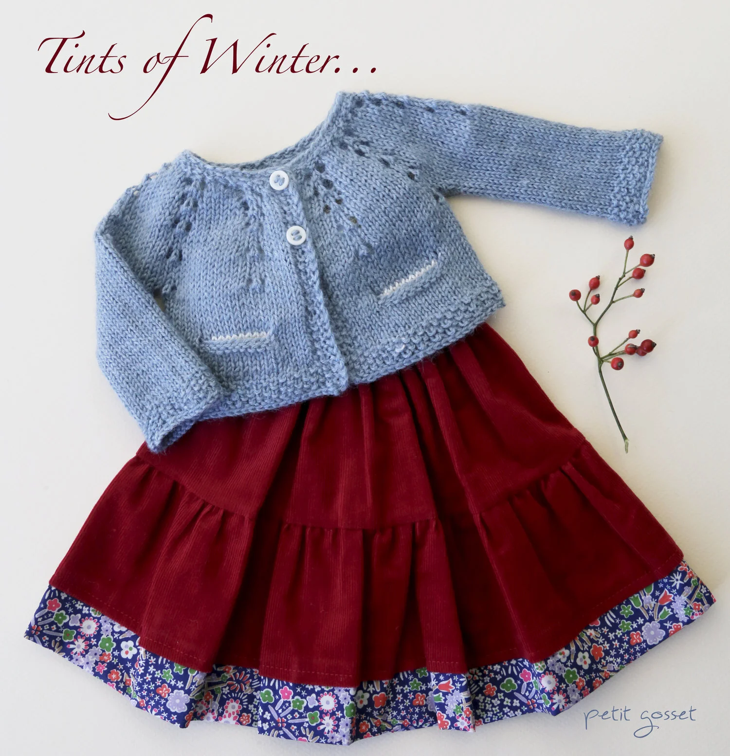 How to Sew a Tierd Skirt for Your Doll, a Step-by-Step Tutorial.