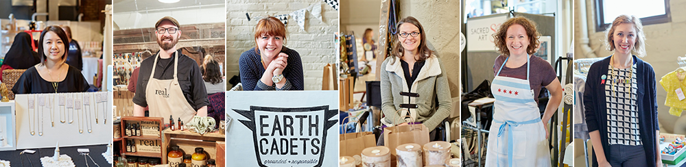 Show of Hands Holiday 2016 Vendors (from left to right): Tytin Jewelry // Real.Soaps // Earth Cadets // Nicolet Candle Co. // Made by Cat Painter // Lilla Barn Clothing