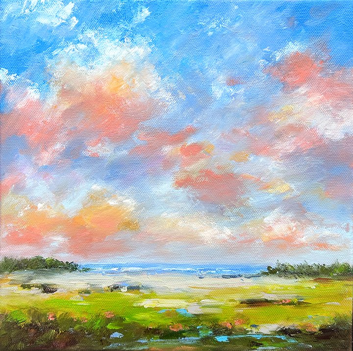 Marsh And Ocean