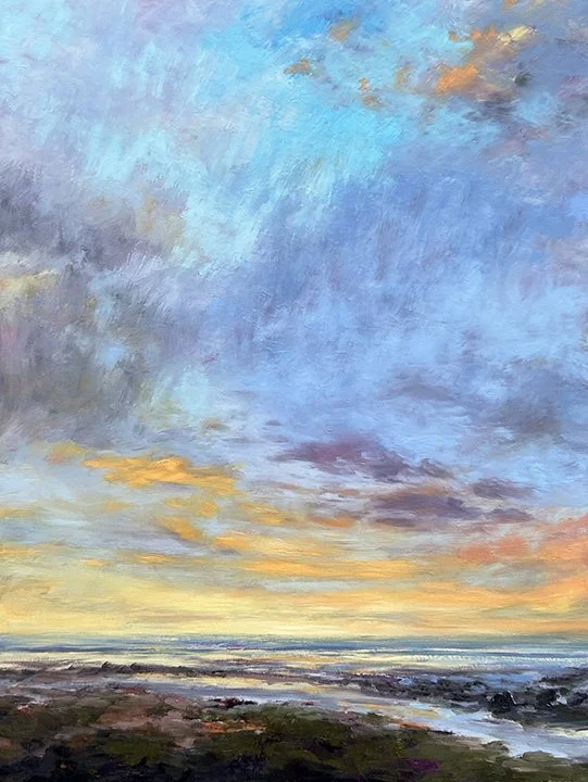Sunset Over Marsh