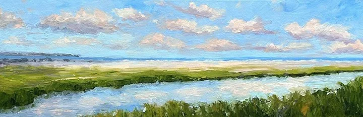 Marsh And Ocean