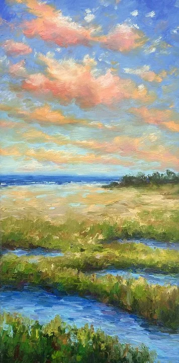 Marsh And Ocean