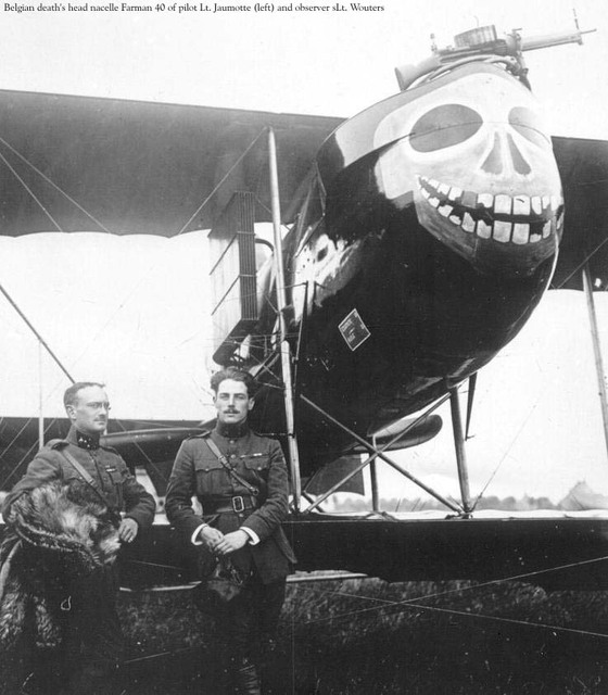  A Belgian Farman F40; source: http://on-the-step.com/aircraft-nose-art/ 