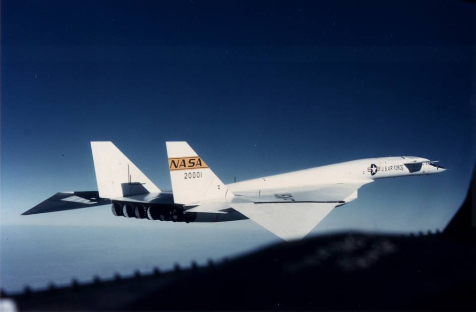 XB-70 Valkyrie (designed in the 1950s)