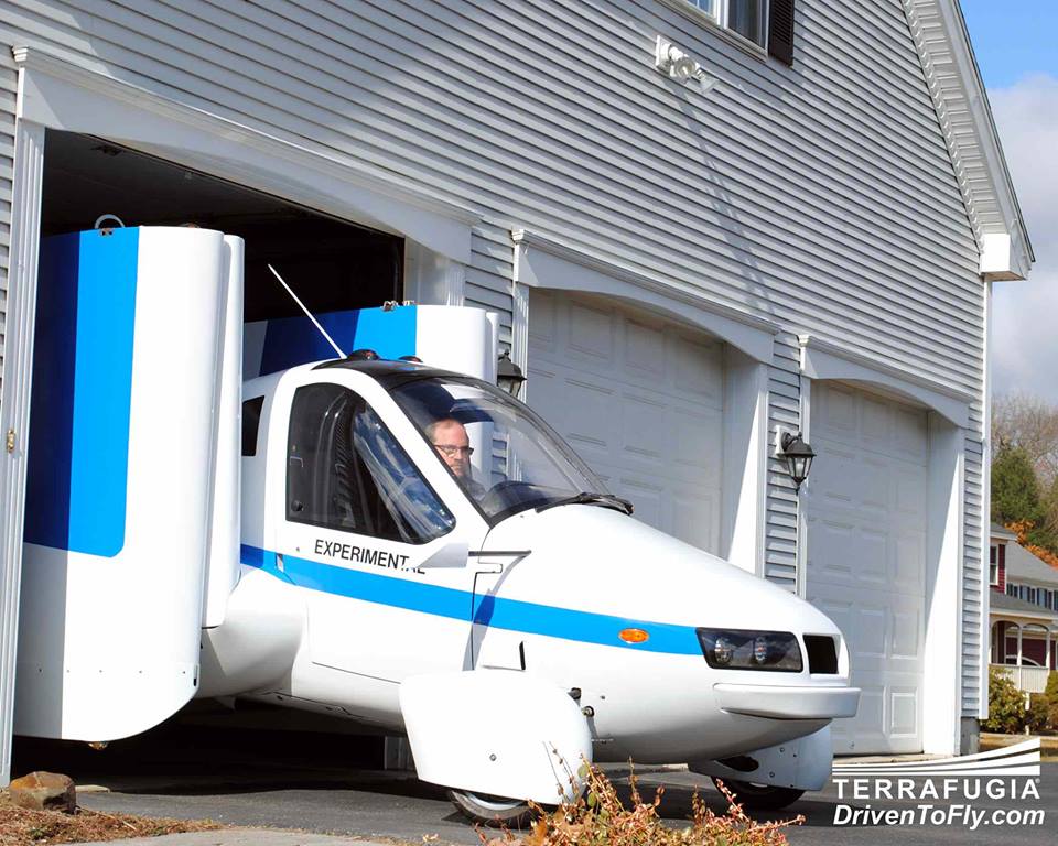 The base model Terrafugia flying car, out in 2014: $279,000--includes leather seats!