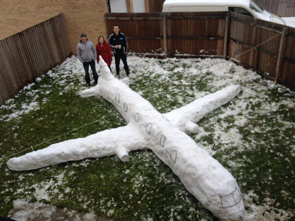 Best snow sculpture ever or what?