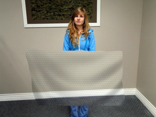 Canadian company creates"'quantum stealth" fabric that bends light around person or object, creating the illusion of invisibility. DETAILS