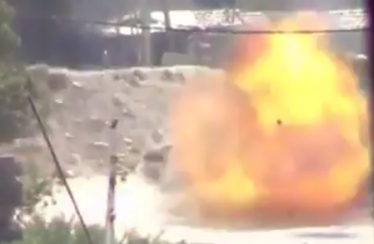 Tank Busts ISIS's Video Camera, among Other Things