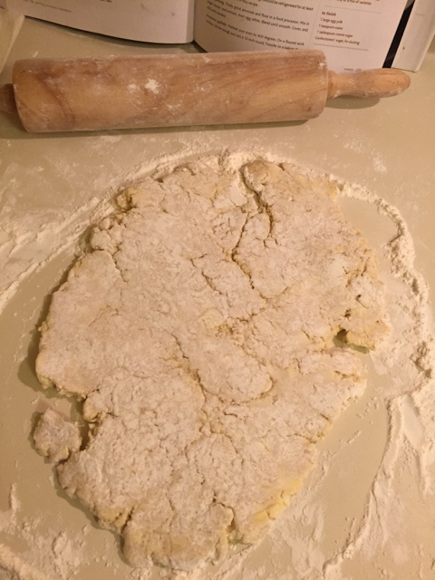 I got a bit nervous when my crust looked like this.