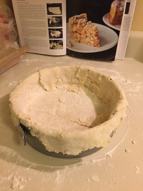 It's not beautiful, but at least it fills the pan.