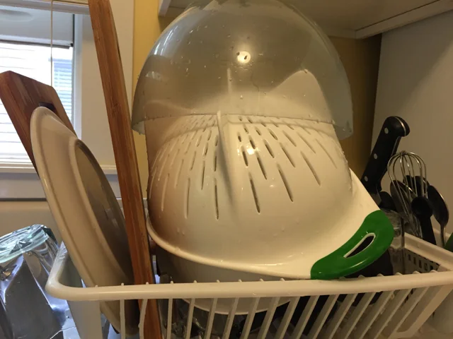Clean dishes. Ahh.