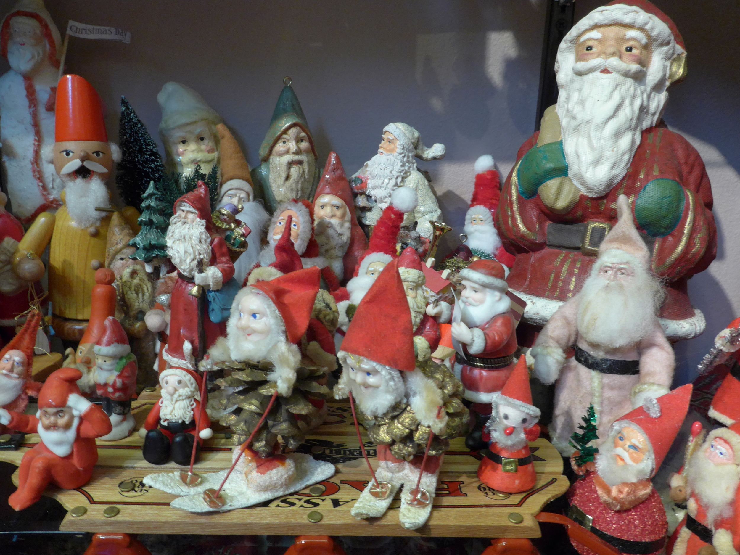 A group of Santas