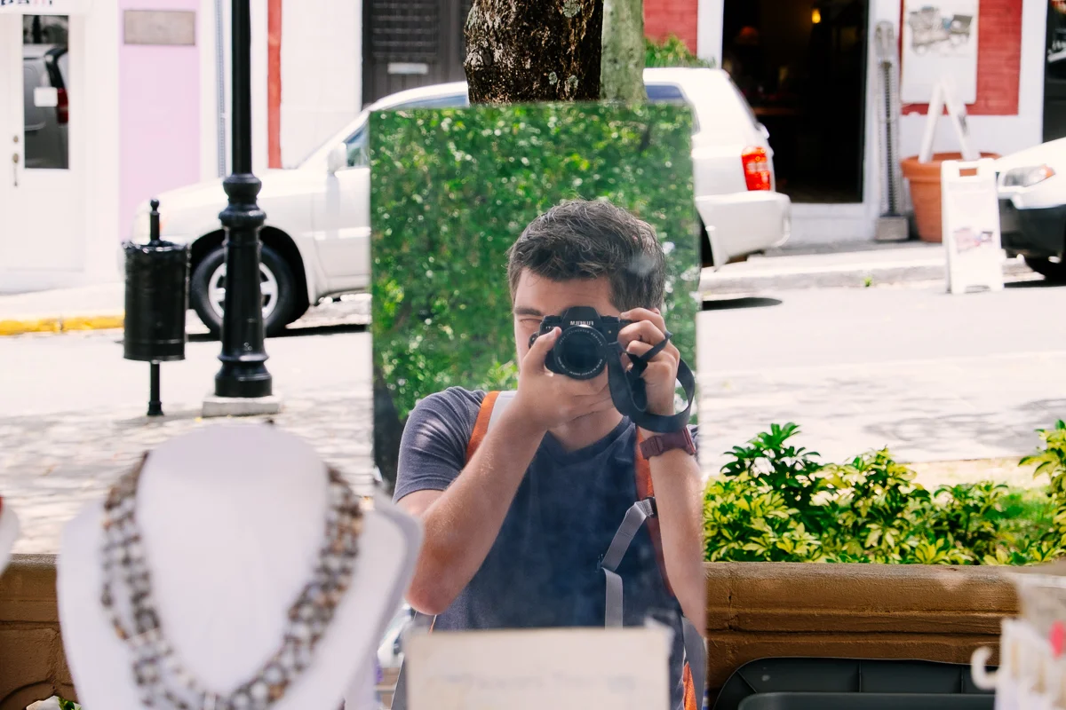 Jonathan Grado Mirror Self Portrait 1 San Juan