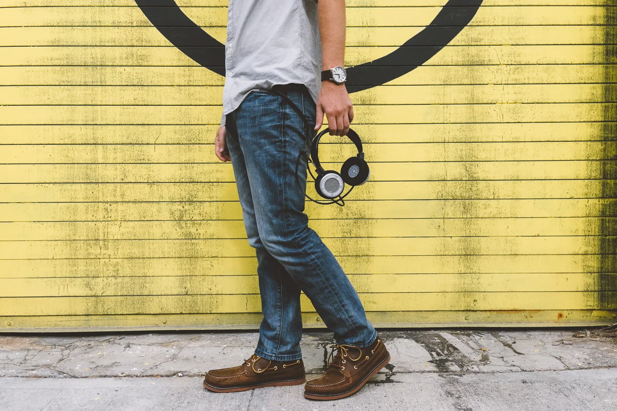 Jonathan Grado OK Yellow Grado Headphones Shoot