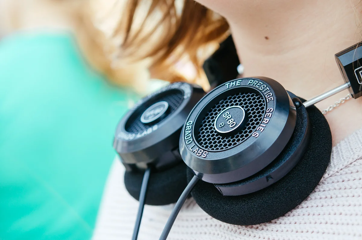 OK Yellow Grado Headphones Shoot