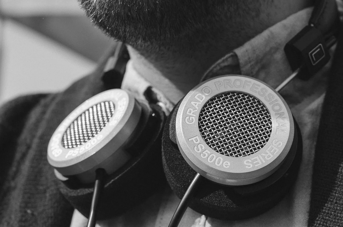 OK Yellow Grado Headphones Shoot