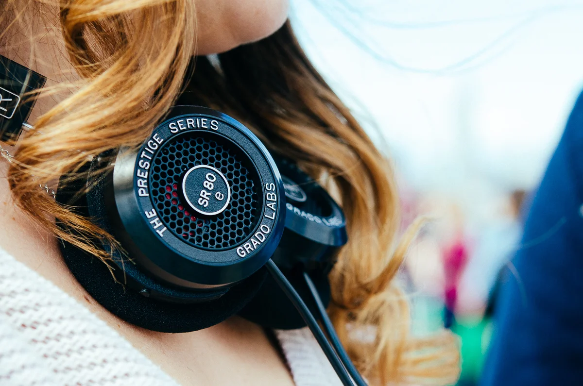 OK Yellow Grado Headphones Shoot