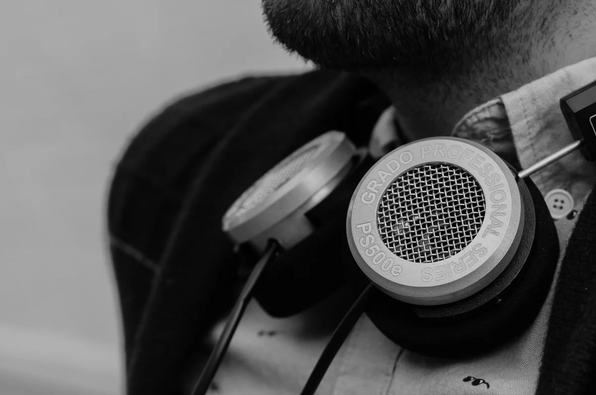 OK Yellow Grado Headphones Shoot
