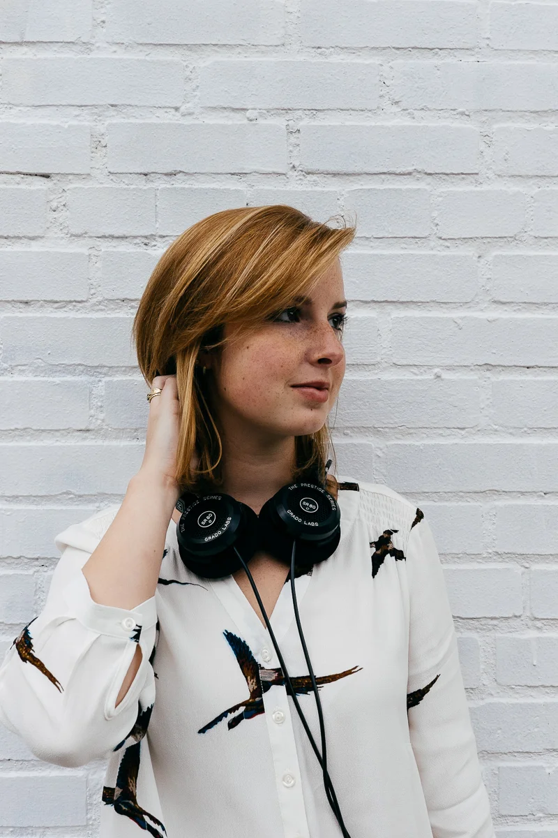OK Yellow Grado Headphones Shoot