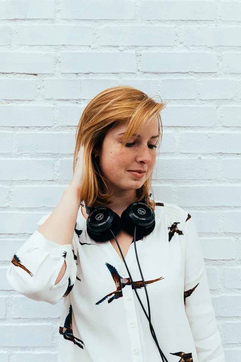 OK Yellow Grado Headphones Shoot