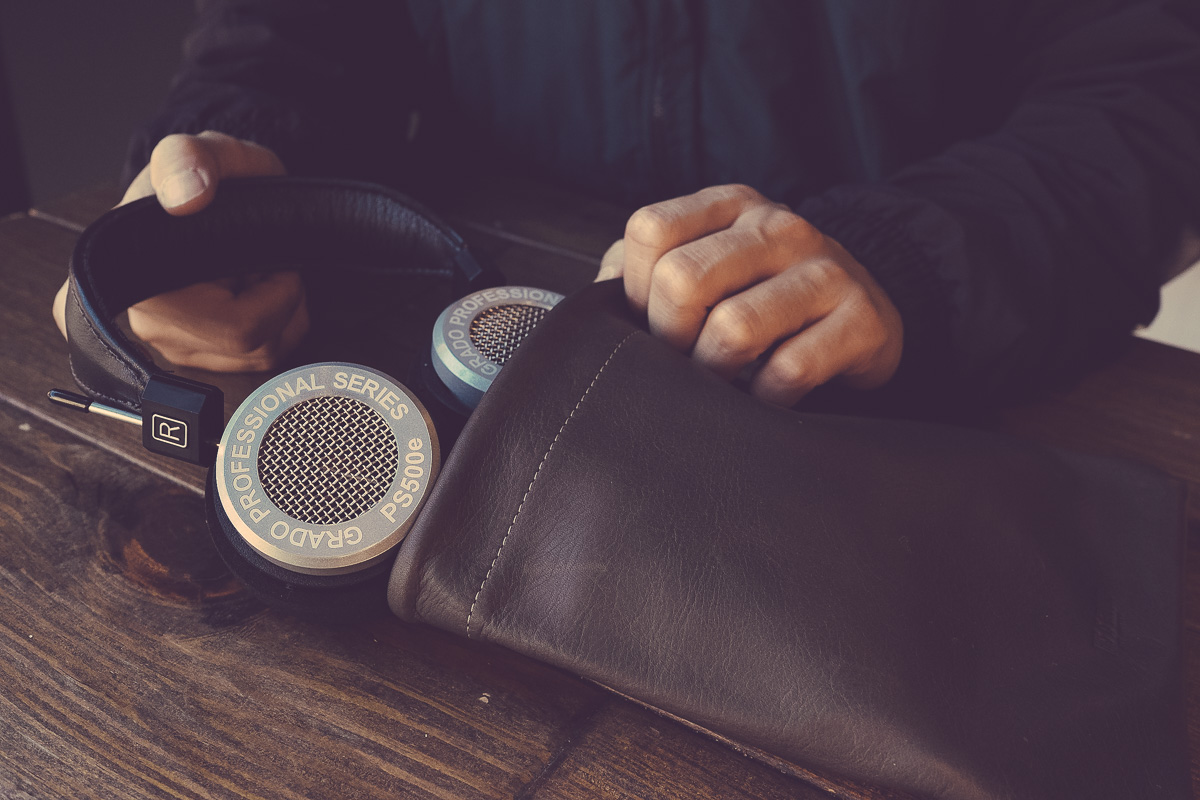 Grado PS500e with This Is Ground Leather Tomo