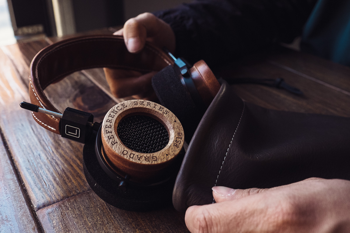 Grado RS1e with This Is Ground Leather Tomo