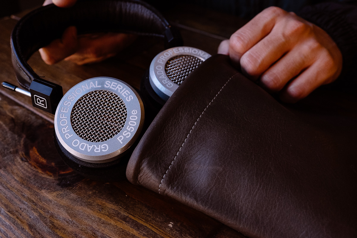 Grado PS500e with This Is Ground Leather Tomo