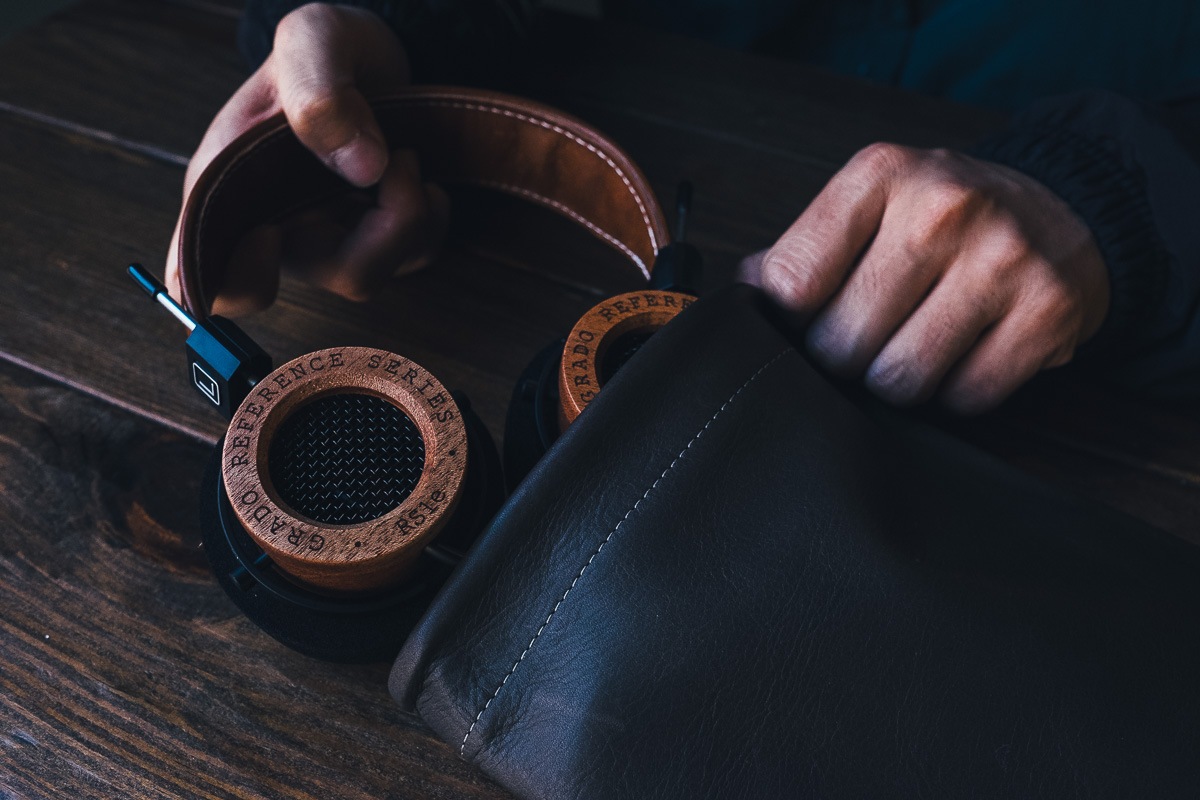 Grado RS1e with This Is Ground Leather Tomo