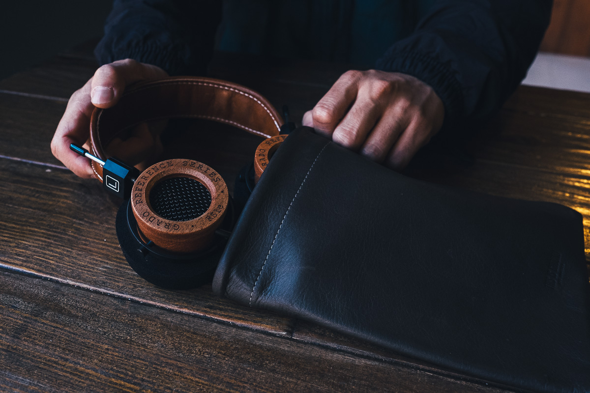 Grado RS1e with This Is Ground Leather Tomo