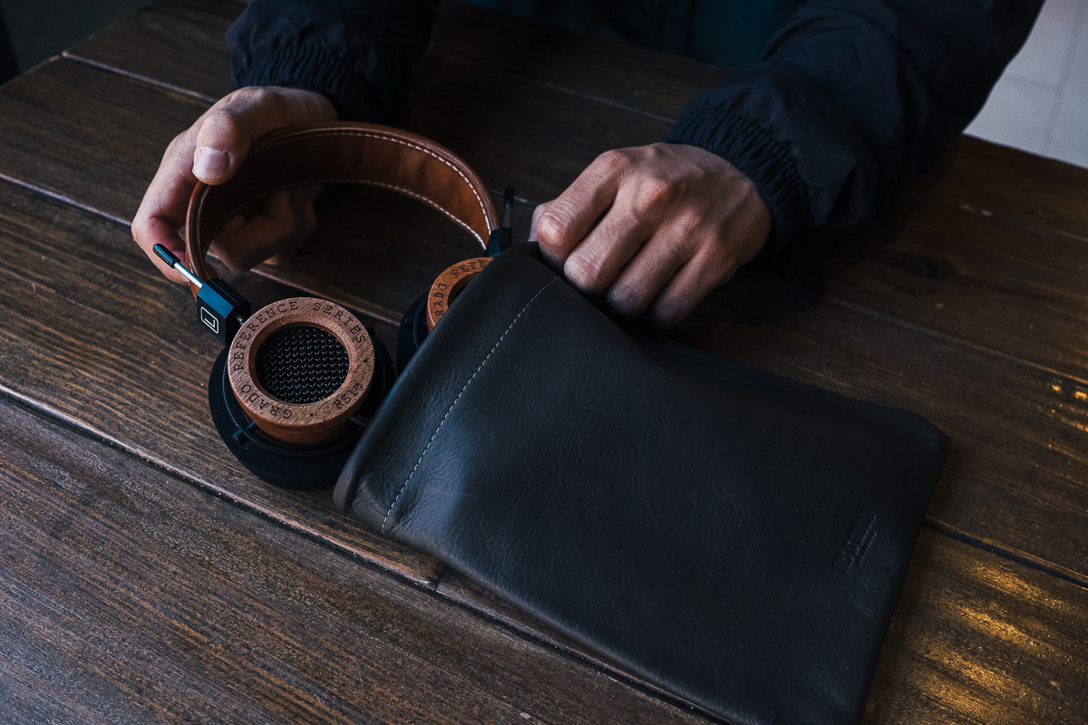 Grado RS1e with This Is Ground Leather Tomo