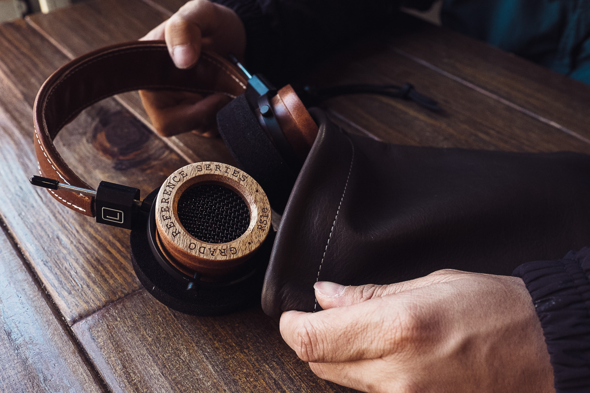 Grado RS1e with This Is Ground Leather Tomo