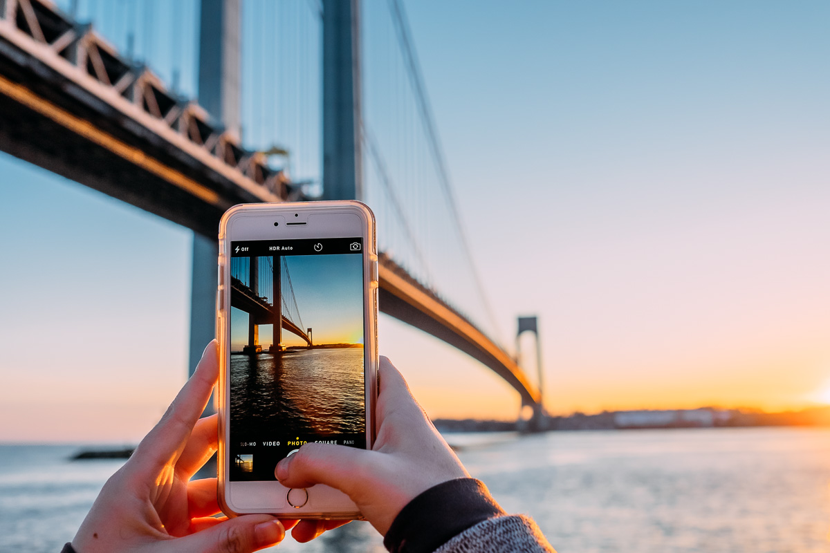 Verrazano Bridge at Sunset