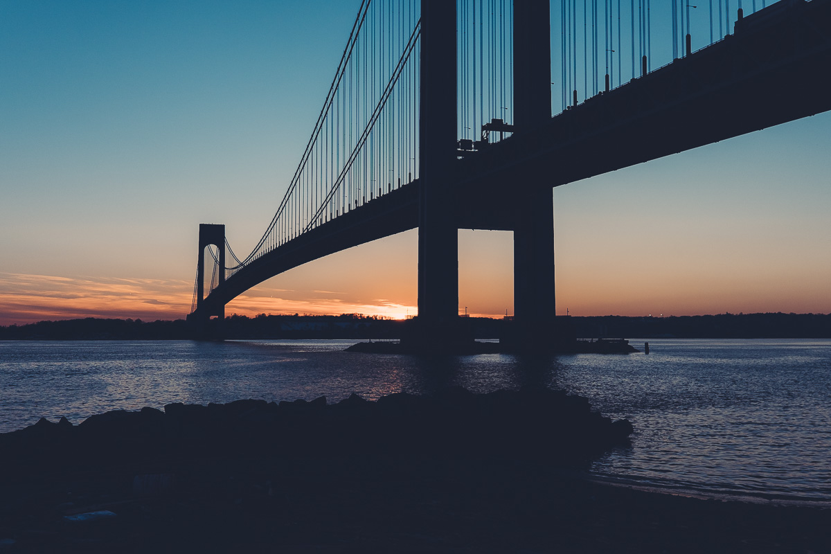 Verrazano Bridge at Sunset