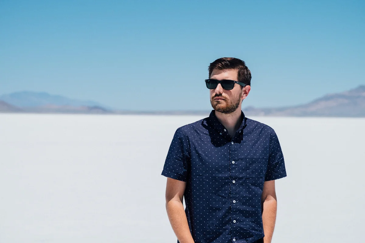 Jonathan Grado at Bonneville Salt Flats