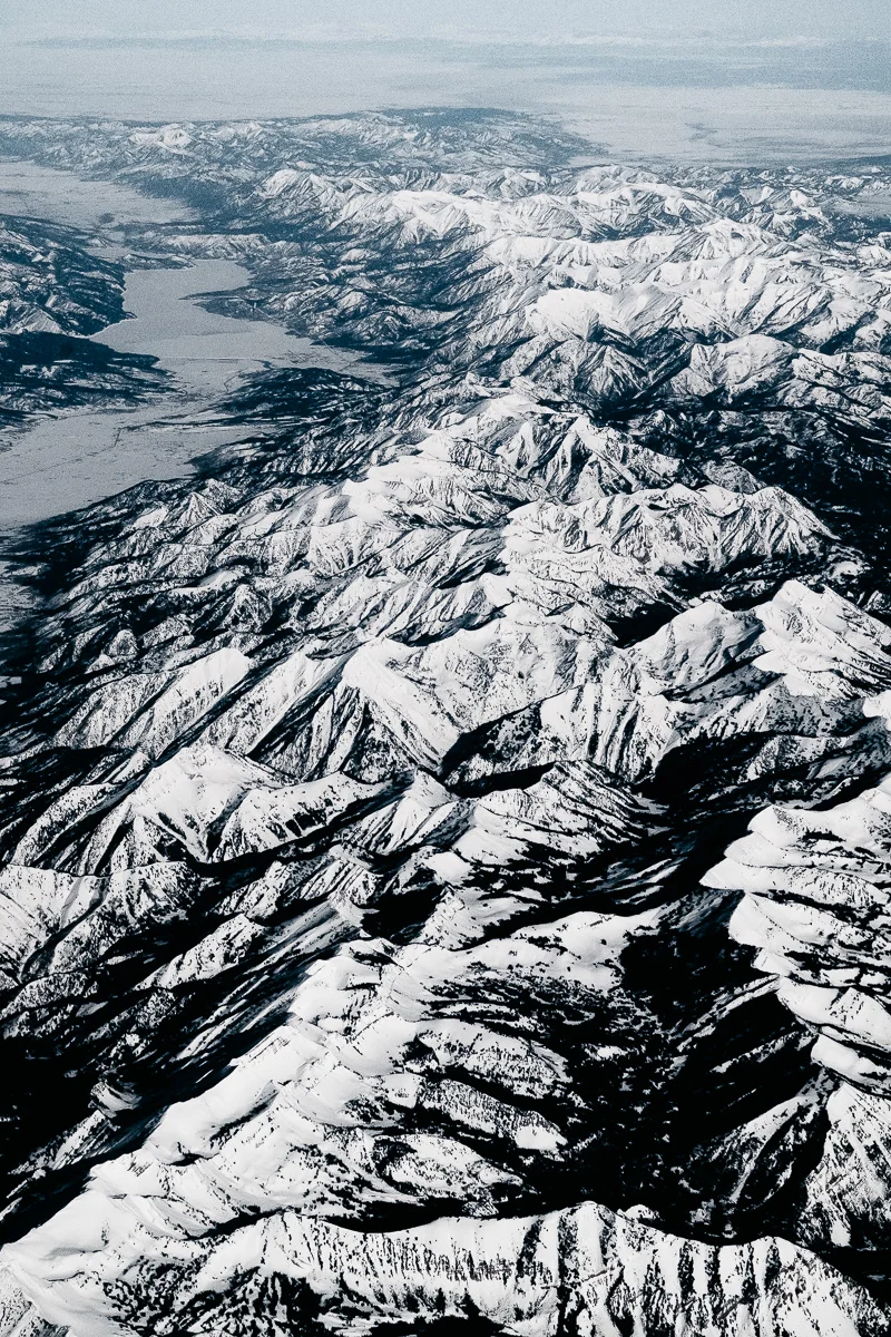 Snowy Rocky Moutains