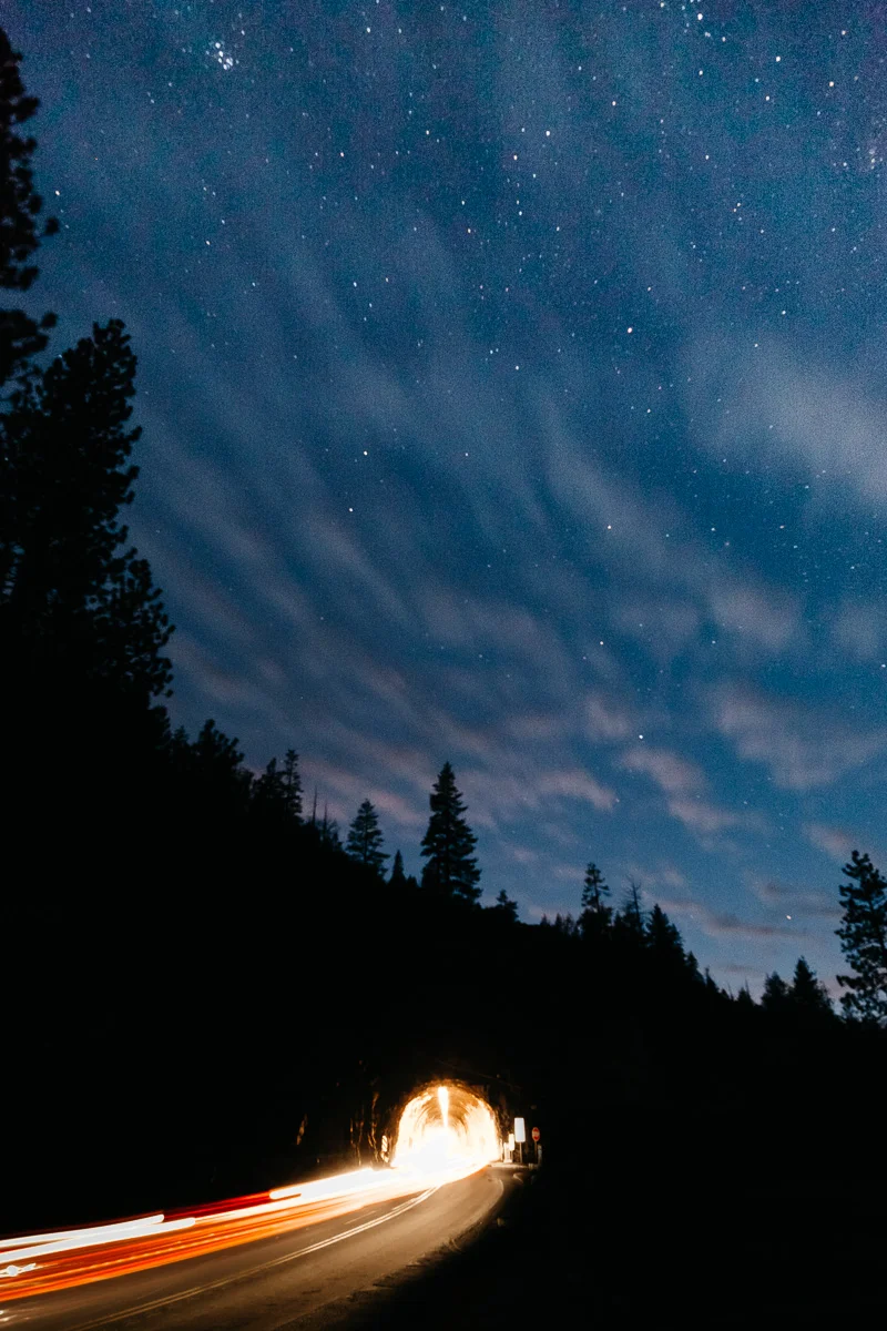 Yosemite Tunnel View at Night