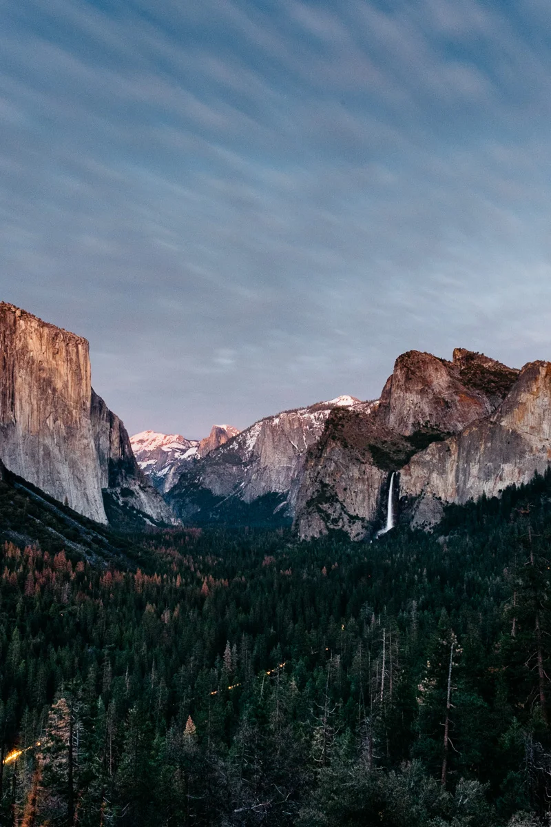 Yosemite Tunnel View at Night