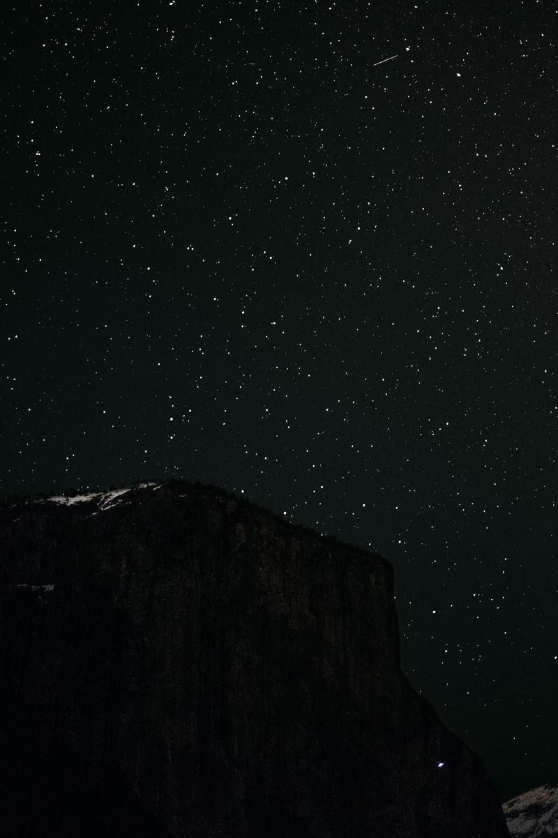 Yosemite Tunnel View at Night