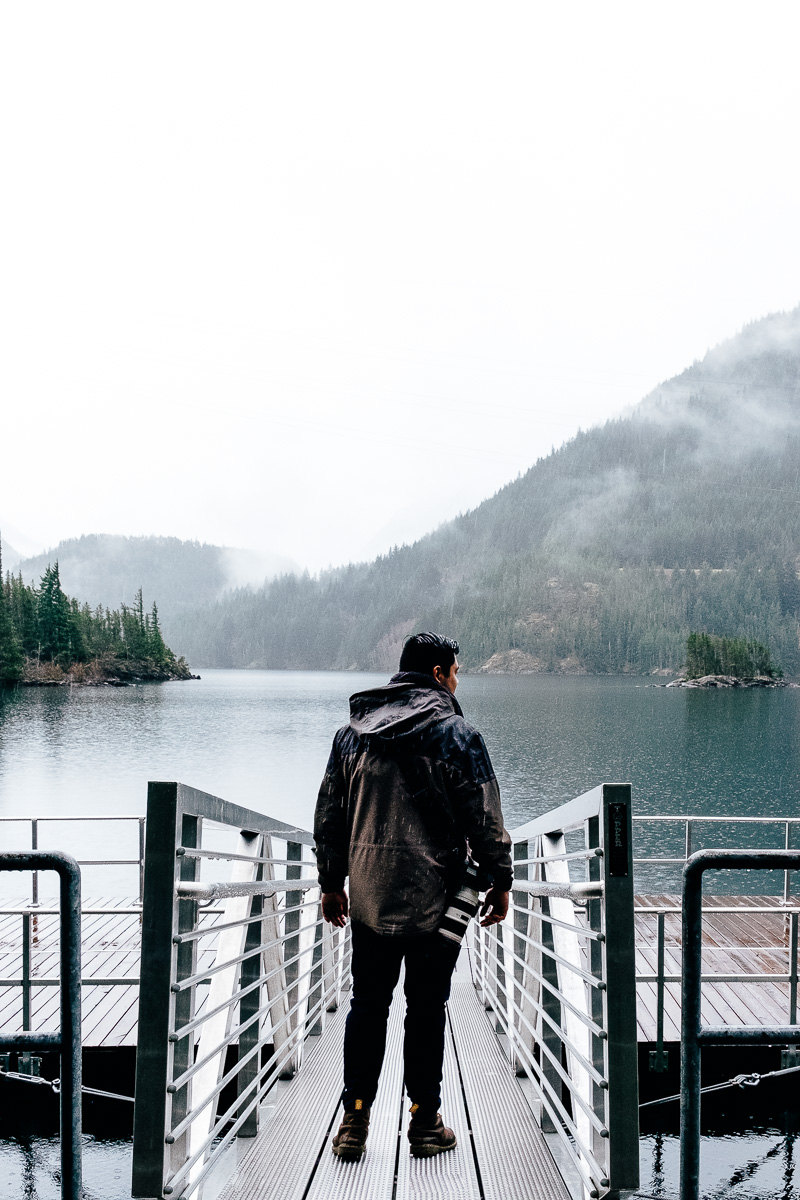 Vincent Carabeo In North Cascades and Diablo Lake