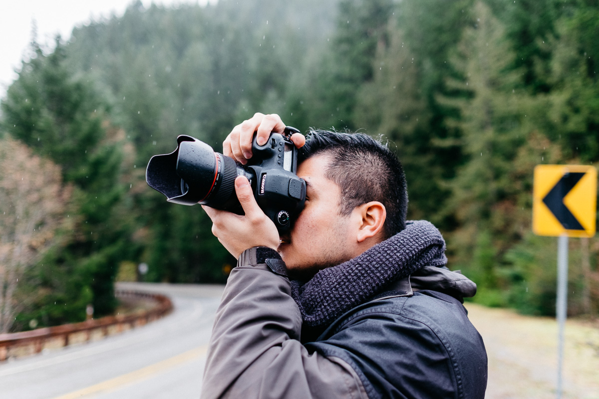 Vincent Carabeo In North Cascades and Diablo Lake