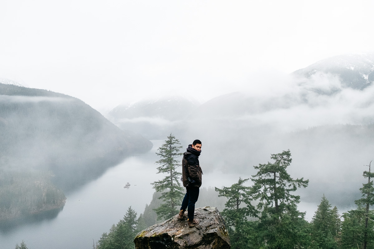 Vincent Carabeo In North Cascades and Diablo Lake