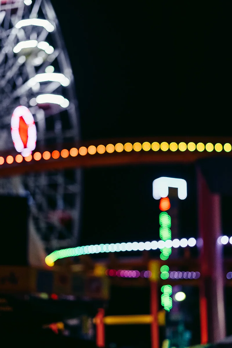 Santa Monica Pier Bokeh