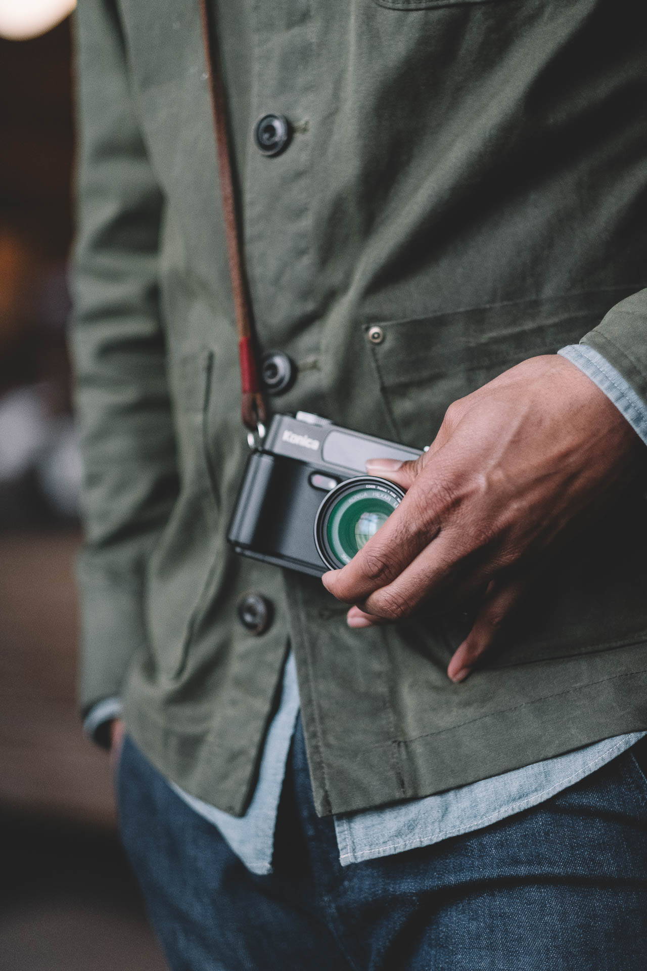 Konica Film Camera and Marcus Lloyd Spyhouse Coffee