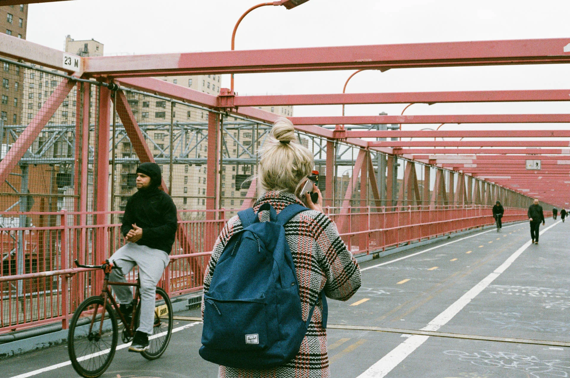 Walking Over the Williamsburg Bridge