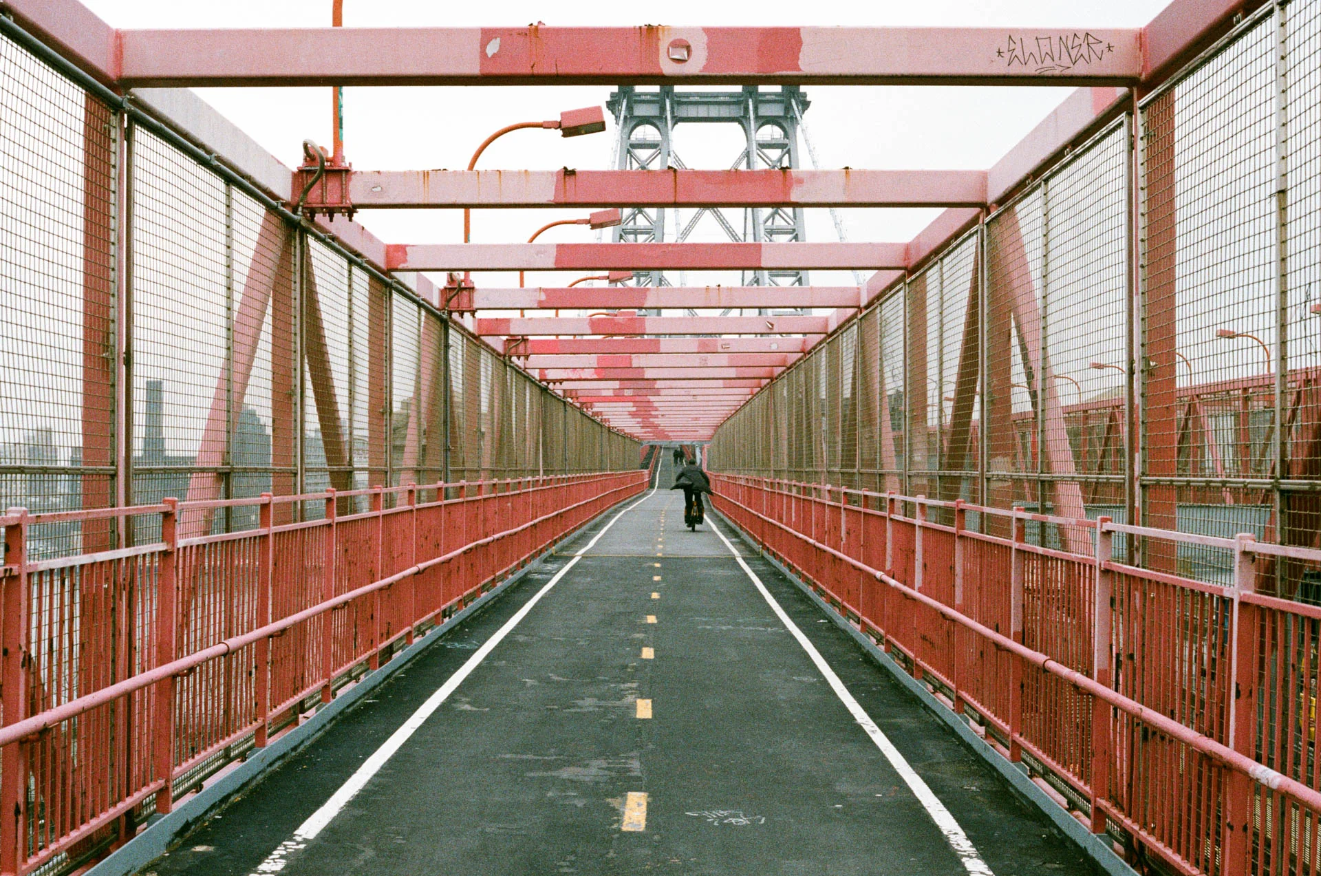Walking Over the Williamsburg Bridge