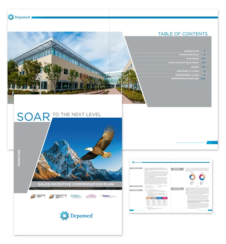 Layout & Design of corporate print collateral.